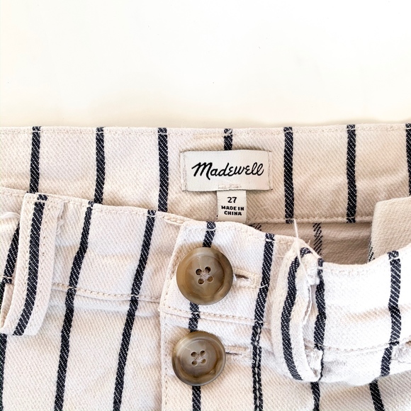 MADEWELL Stripped Shorts - Picture 3 of 3